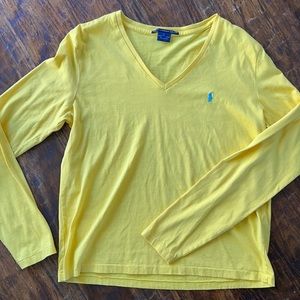 Women’s v-neck long sleeve. Ralph Lauren